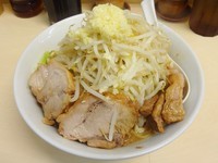 「ラーメン（750円）ニンニク」@自家製ラーメン 大者の写真