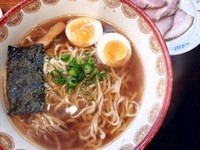 「Wチャーシュー麺＋味玉」@自然派ラーメン 神楽の写真