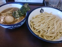 「味玉つけめん中＋肉飯」@つけめん 玉 本店の写真