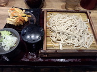 「天もり380円」@蕎麦 冷麦 嵯峨谷 池袋店の写真