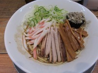 「限定 まぜにぼ(850円)+ライス」@長尾中華そば 東京池袋店の写真