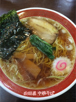 「Aセット 浜田屋中華そば、チャーハン」@中華そば 浜田屋 本店の写真