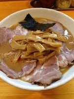 「チャーシューメンマラーメン（中盛り無料250g） 1200円」@麺屋 永太の写真