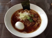 「とりそば(醤油)780円＋味玉100円」@natural taste cafe analogの写真
