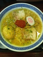 「からみそラーメン（味玉トッピング）」@からみそラーメン ふくろうの写真