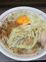 「小ラーメン￥690 汁なし￥80」@ラーメン二郎 横浜関内店の写真