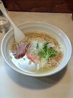 「【限定】鯛煮干しの塩らぁ麺＋替え玉（エビ）」@桜台らぁ麺 美志満の写真
