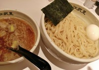 「濃厚魚介つけ麺\780＋味玉\100」@麺屋 江武里の写真