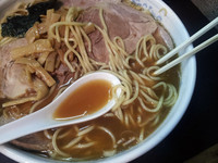 「チャーシューメン＋麺中盛り少なめ」@中華そば べんてんの写真