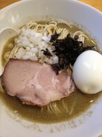 「特濃煮干そば(S)¥780＋味玉¥100」@煮干中華ソバ イチカワの写真