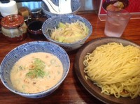 「豆乳つけ麺800円＋たっぷり野菜100円」@つけ麺 大臣の写真