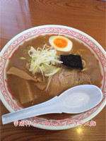 「ラーメンこってり 中太麺」@常勝軒 伊勢崎総本店の写真