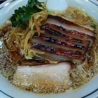 「こってりバラチャーシュー麺＋ライス」@柴崎亭の写真