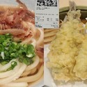 かけうどん＋メヒカリ天（特別メニュー）＝７４０円