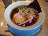 「鶏ＳＯＢＡ　麺固め」@Ginza Noodles むぎとオリーブの写真