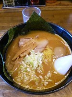 「熊ラーメン焼豚丼セット950円 味玉100円」@北海道らーめん おやじ 相模原市場店の写真