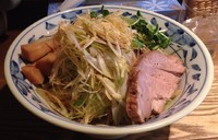 「冷しネギラーメン(限定)900円」@麺部 しば盛の写真
