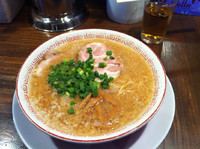 「屋台ラーメン 650円 替え玉 100円 (ハリガネ→バリカ」@博多屋台の写真