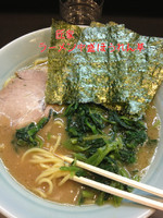 「ラーメン中盛ほうれん草」@匠家 ひたちなか店の写真