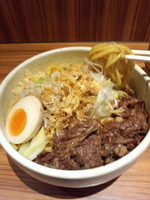 「牛すじ汁なし（大）700円」@汁なし破顔の写真