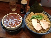 「ピリ辛トマトつけ麺大盛（８５０円）」@中華そば 旋の写真