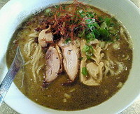 「グリーンカレーそば　１０００円」@BASSANOVAの写真