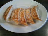 「餃子(5個)280円」@上州濃厚中華蕎麦 はたお商店 下小出本店の写真