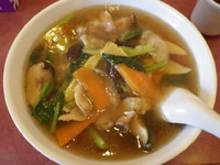 「椎茸肉そば」@明華の写真