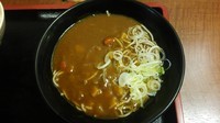 「カレーそば」@たかべん 0番線ホーム店の写真