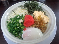 「混ぜ・明太チーズONたまソバ」@丸直の写真