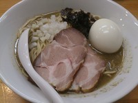 「特濃煮干ソバ（S）＋味玉」@煮干中華ソバ イチカワの写真