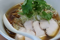 「冷やし煮干し・大盛（限定）」@福の神食堂の写真