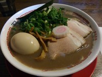 「【限定】「角中中華そば店」の中華そば：中華麺（大盛）＋味玉㋚」@きまはち商店の写真