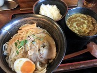 「カレーつけ麺￥790＋小ライス￥50」@和風らーめん 凪の写真