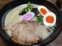 「殿ラーメン＋味玉+ライス」@ラーメン246亭の写真