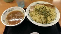 「和風つけ麺、大盛」@日高屋 小田急マルシェ登戸店の写真