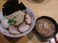 「徳製とろりつけそば＋大盛」@味箪笥の写真