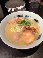 「濃厚鶏そば＋味玉」@鶏そば 雫一の写真