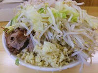 「小ラーメン（野菜、あぶら、生姜）」@らーめん つの旨の写真