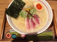 「濃厚魚介そば・新味（中盛）」@麺と心 7の写真