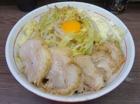 「小ぶた（790円）＋汁なし（80円）＋粉チーズ（100円）」@ラーメン二郎 横浜関内店の写真