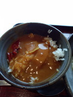 「冷やしそばカレー丼セット550円」@生そば・うどん あずみ 大崎店の写真