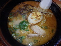 「ムツゴロウらーめん(600円)、唐揚げ(小)定食(+350円」@ムツゴロウの写真