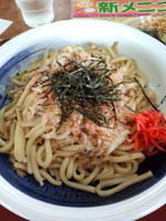 「あさりの焼きうどん490円」@山田うどん 田島店の写真