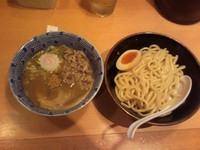 「つけ麺少な目＋豚ほぐし」@六厘舎の写真