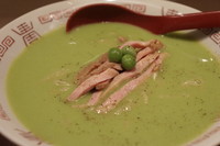 「うすい豆の冷やしラーメン（本日の気まぐれ）」@麺や 七彩 東京駅の写真