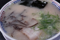 「Ａセット（ラーメン＋ライス）＋替え玉」@博多ラーメン よねちゃんの写真