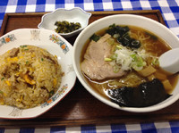 「Cセット(ラーメンチャーハンセット)」@街道ラーメン 美味の写真