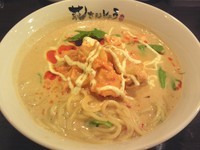 「【限定】鶏キムチ豆乳担々麺￥780」@担担麺 花さんしょう 若葉店の写真