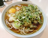 「春菊天＋卵そば\440」@スタンドそば アヅマの写真